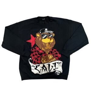 Fatal Clothing Co. Mens Sweatshirt California Bear Graphic Large Streetwear